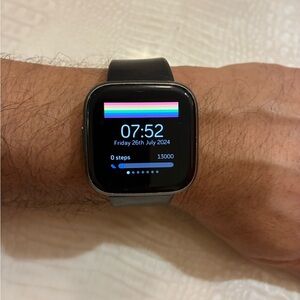 Fitbit Smartwatch with Black Band